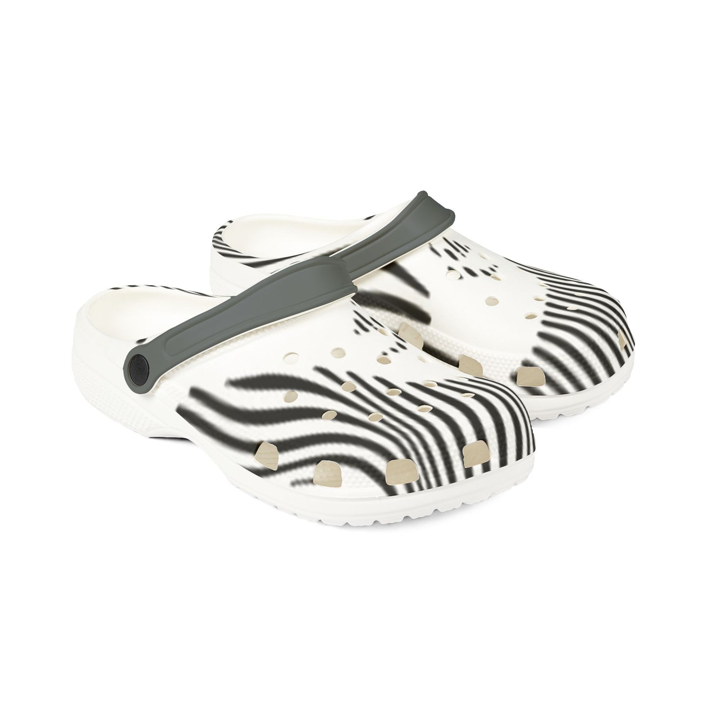 Zebra Print EVA Foam Rubber Shoes - Comfortable & Stylish Footwear for Every Occasion