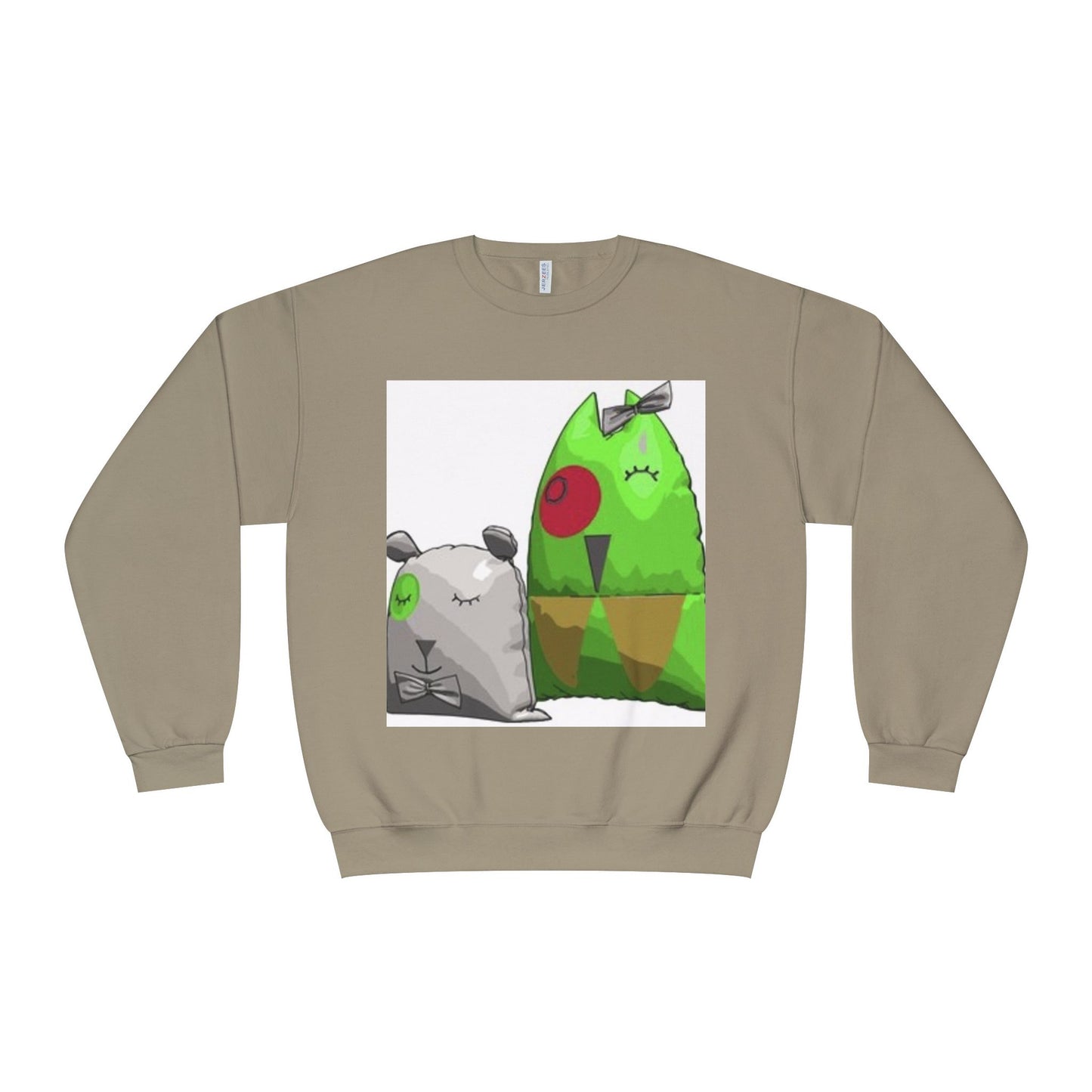 Cute Cartoon Monsters Unisex Crewneck Sweatshirt - Cozy Fun for All Ages