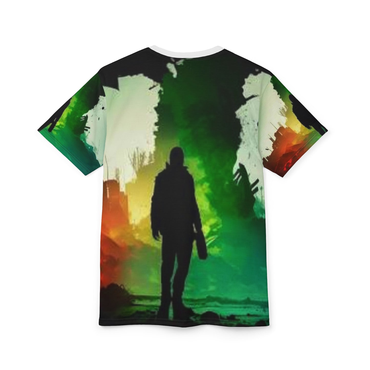Adventure Vibes Unisex Cut & Sew Tee - Nature-Inspired Graphic Shirt