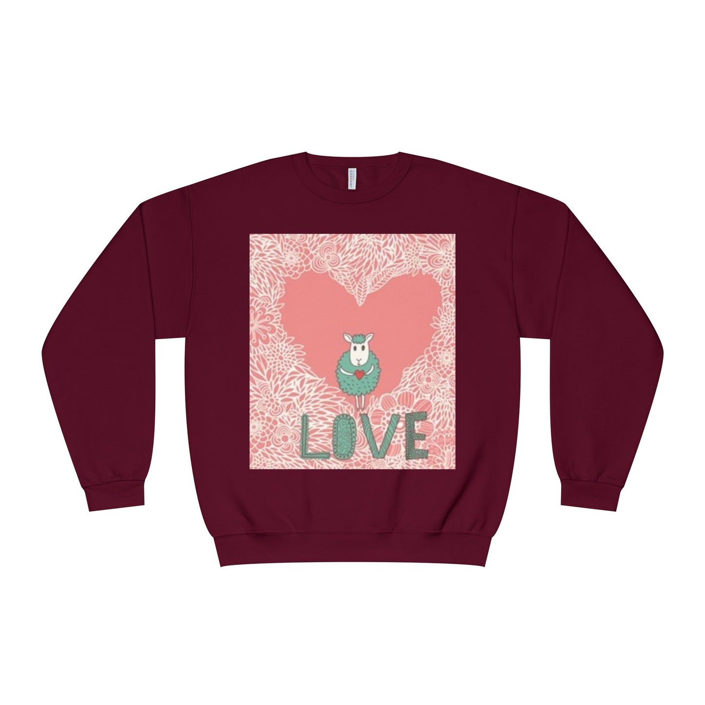 Love-Themed Unisex NuBlend® Crewneck Sweatshirt