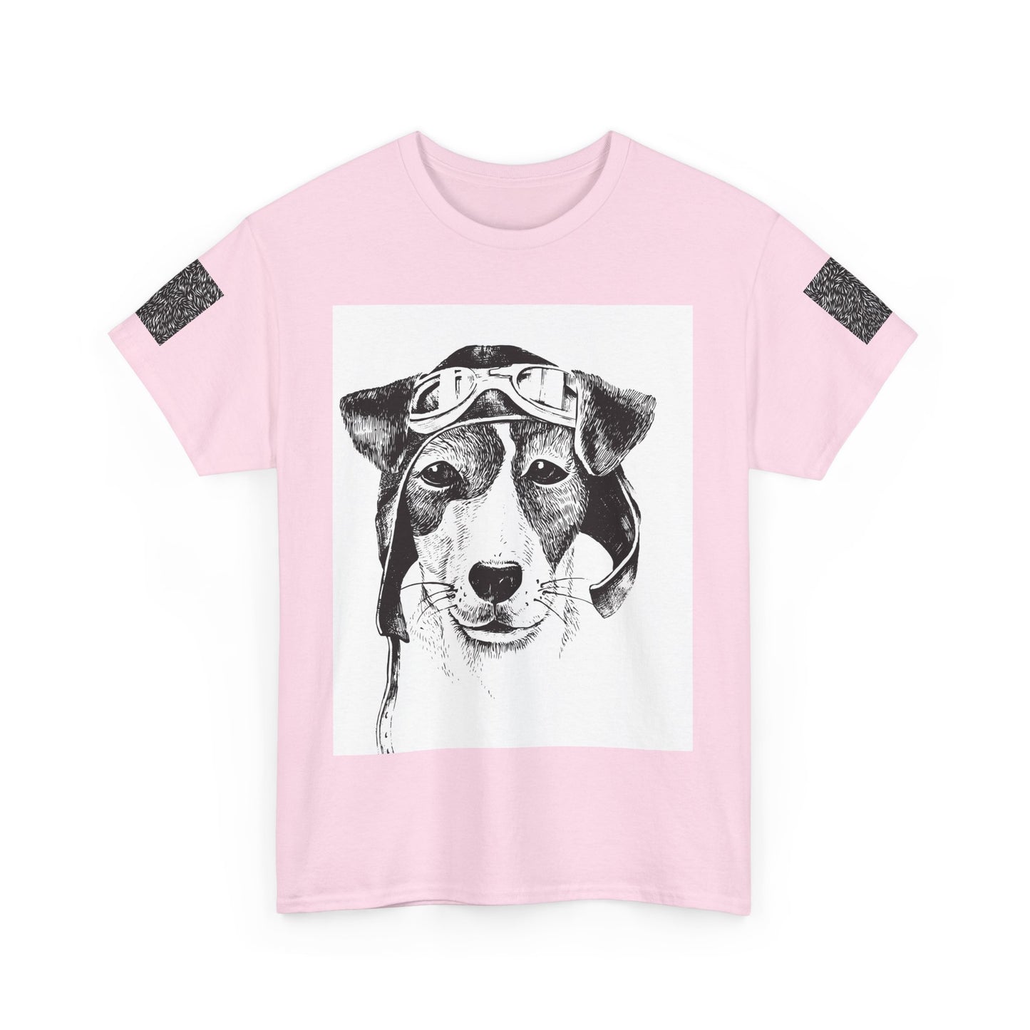 Vintage Aviator Dog Unisex Heavy Cotton Tee