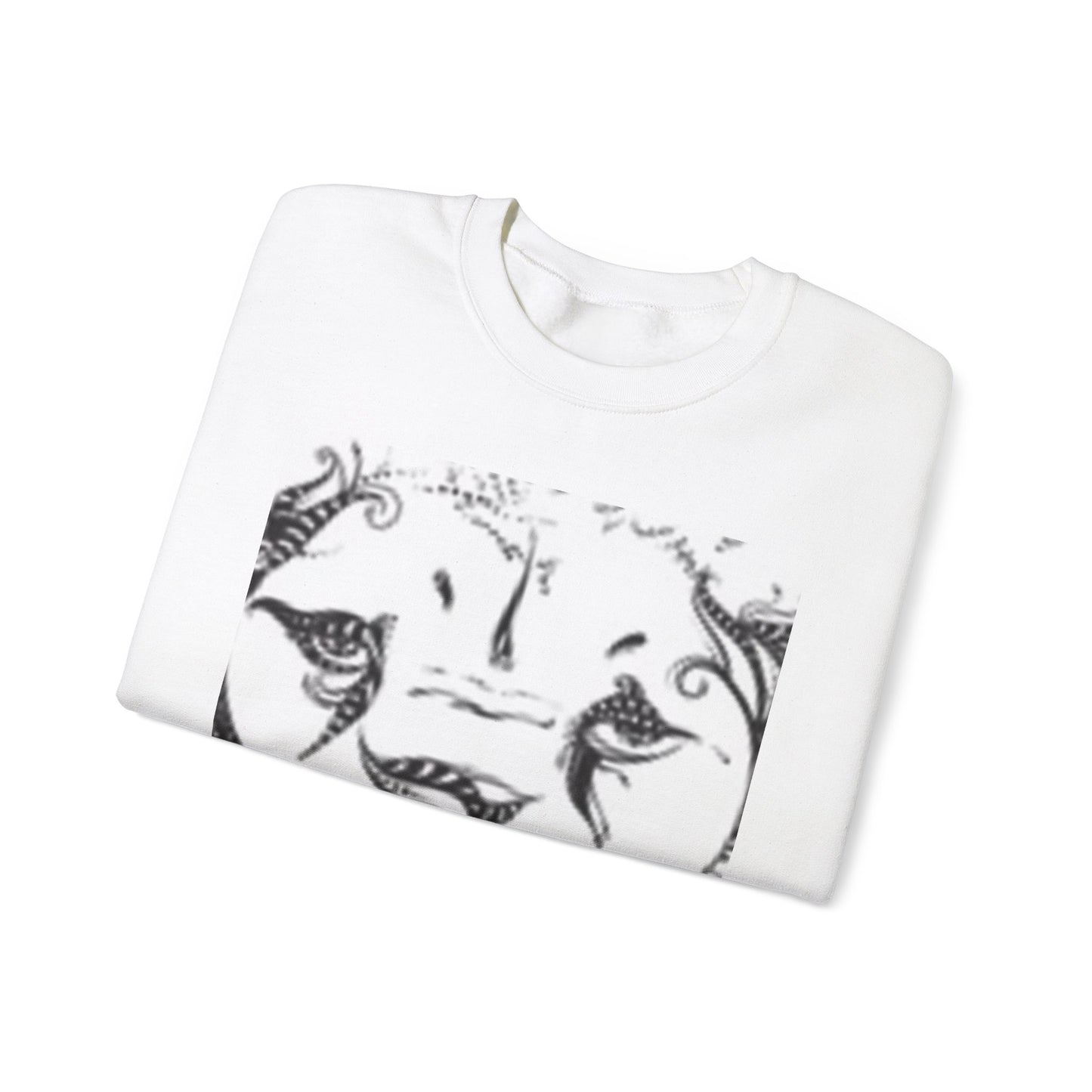 Wild Spirit Lion Graphic Crewneck Sweatshirt | Unisex Heavy Blend