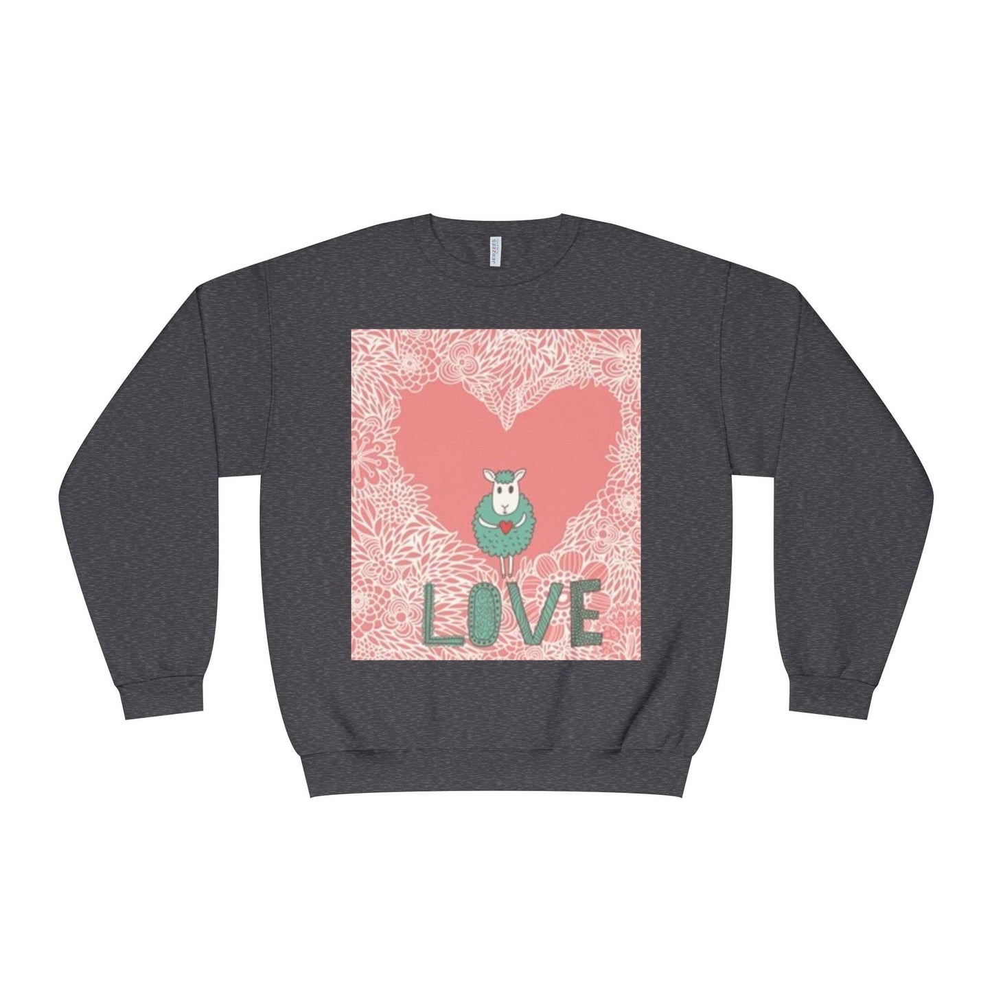 Love-Themed Unisex NuBlend® Crewneck Sweatshirt