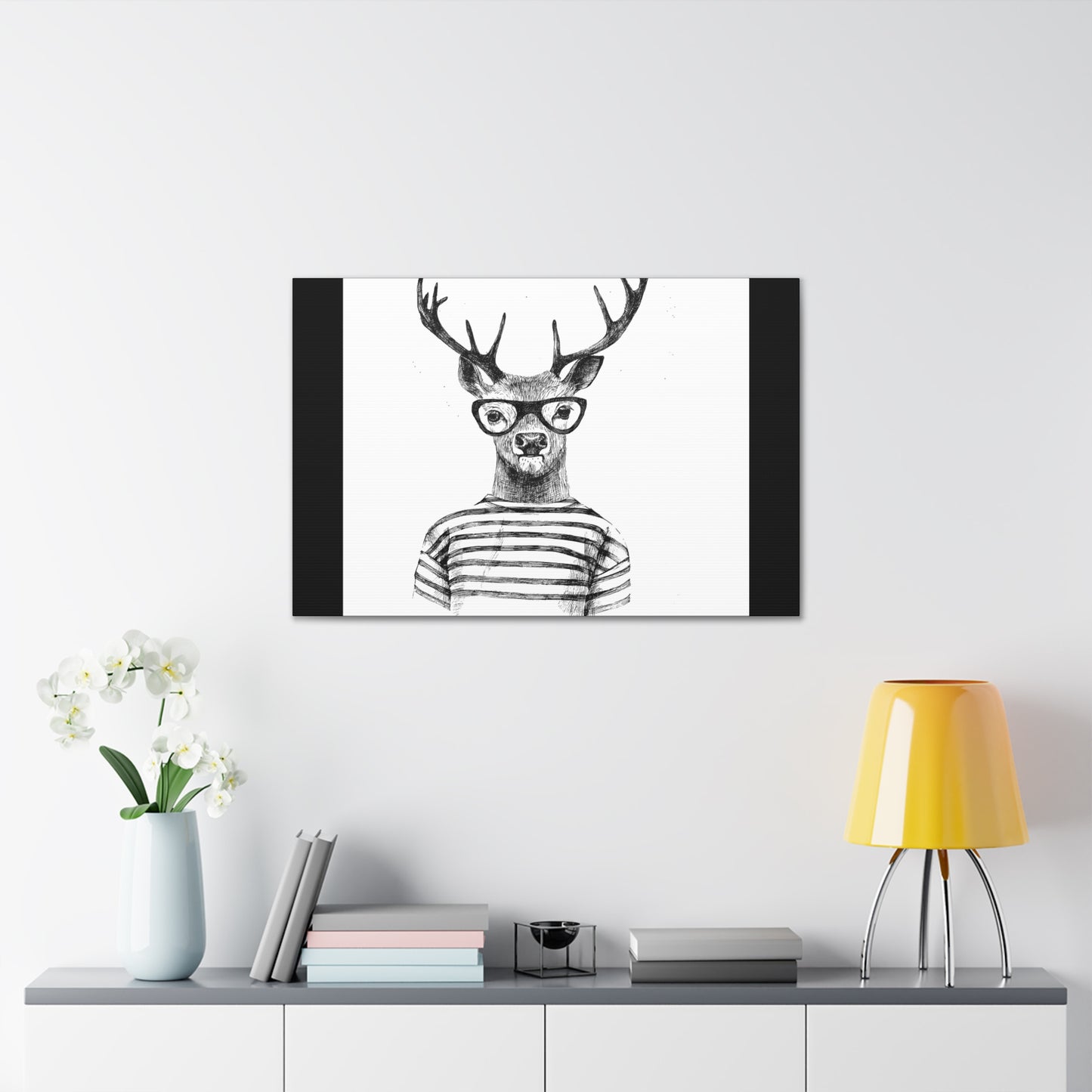 Whimsical Deer Canvas Gallery Wraps - Unique Home Decor for Animal Lovers