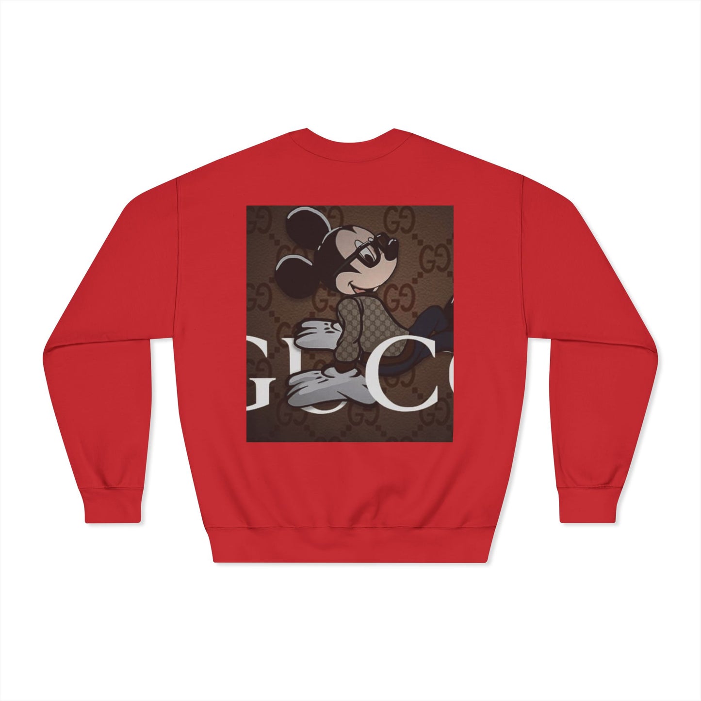 Trendy Mickey Mouse Graphic Crewneck Sweatshirt - Unisex Casual Wear