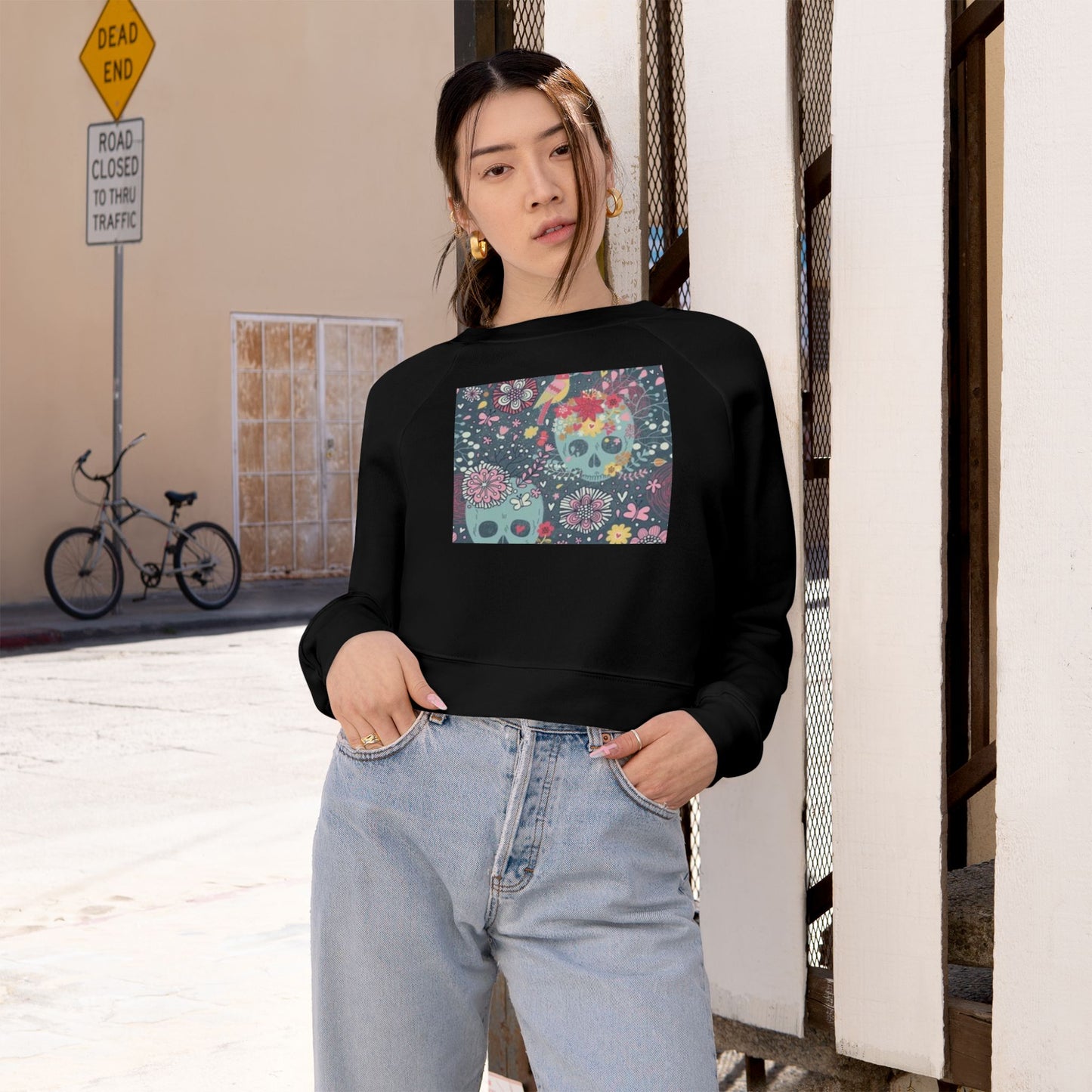 Women's Cropped Fleece Pullover