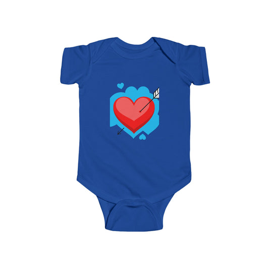 Adorable Heart-Arrow Infant Bodysuit | Perfect for Baby Showers & Valentine's Day