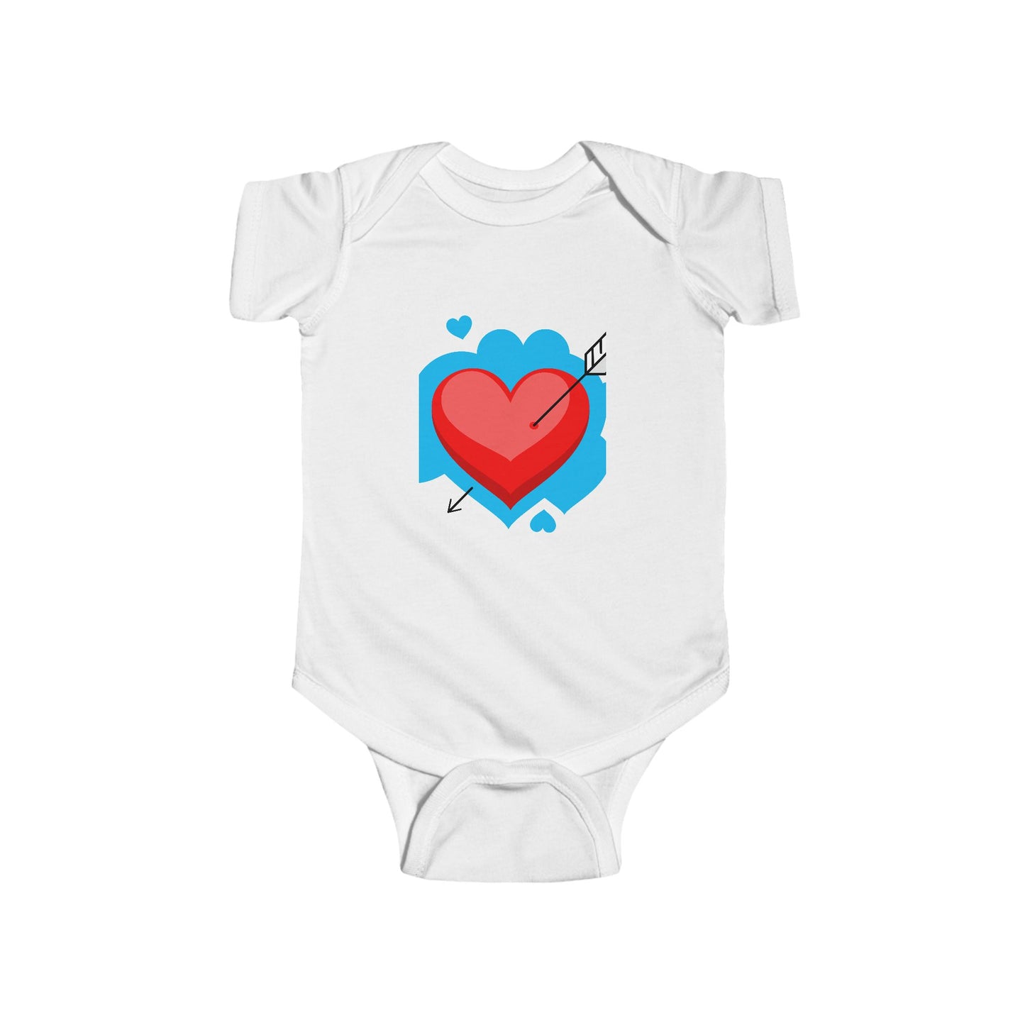 Adorable Heart-Arrow Infant Bodysuit | Perfect for Baby Showers & Valentine's Day
