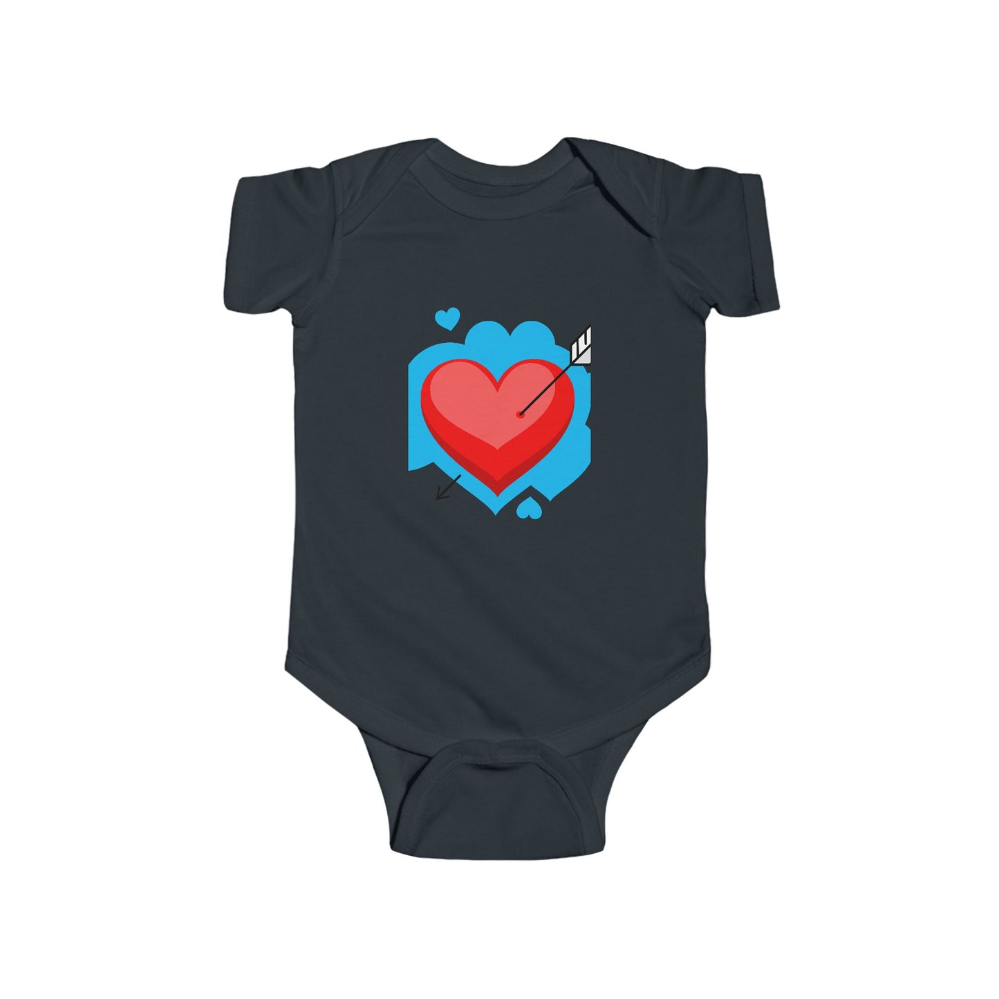 Adorable Heart-Arrow Infant Bodysuit | Perfect for Baby Showers & Valentine's Day