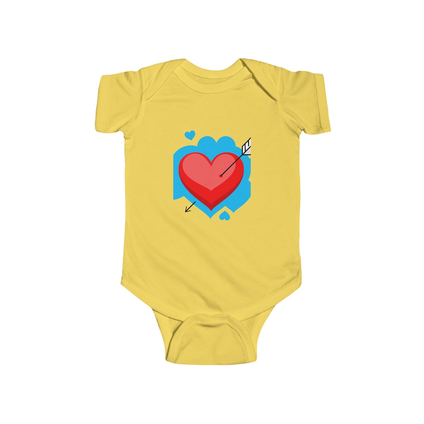 Adorable Heart-Arrow Infant Bodysuit | Perfect for Baby Showers & Valentine's Day