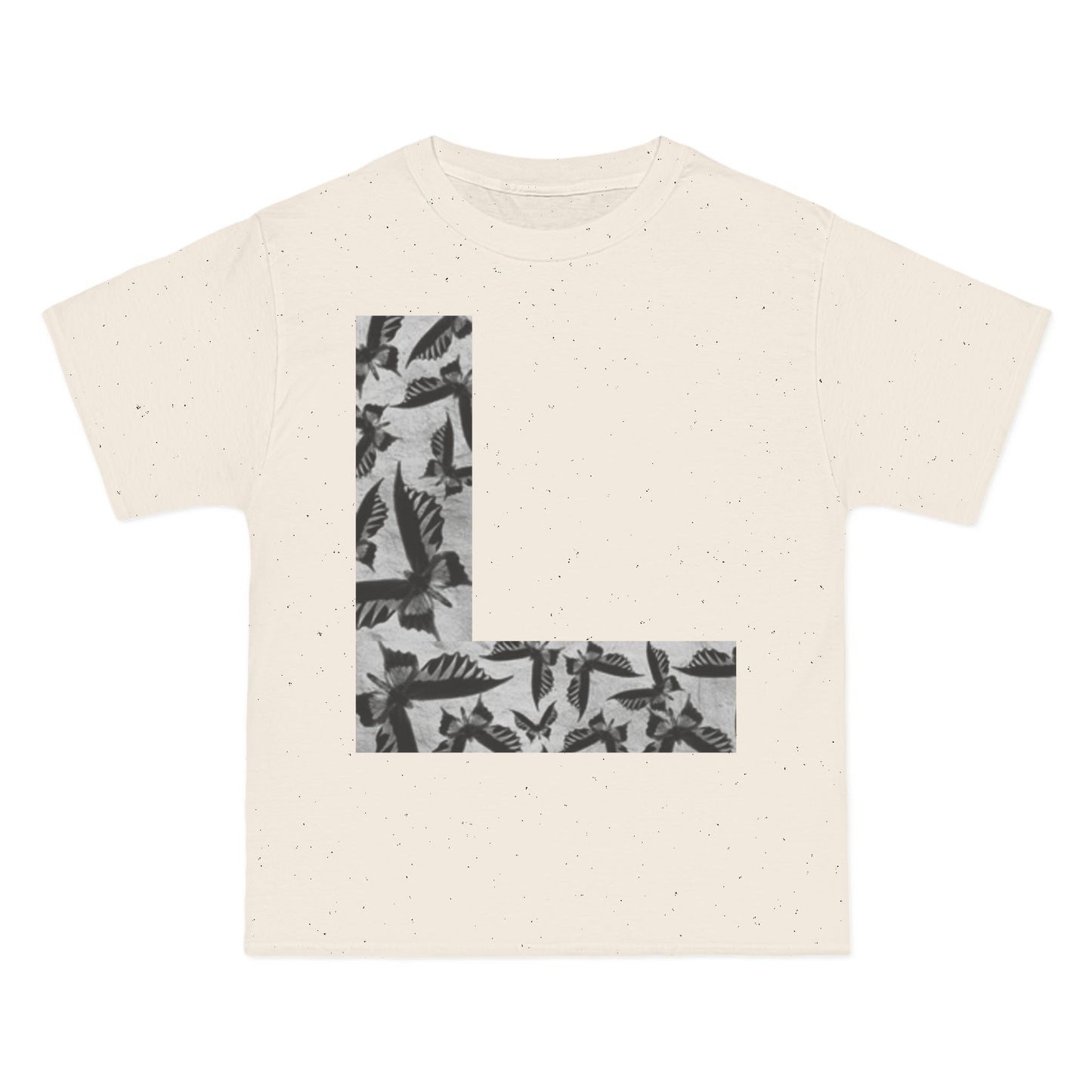 Stylish Butterfly L Graphic Tee - Casual Summer Wear