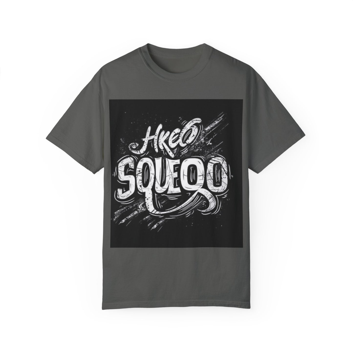 Unisex Garment-Dyed T-Shirt - Retro Squeal Graphic Tee