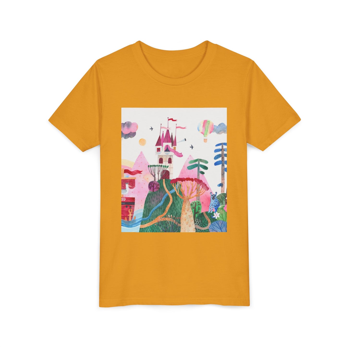 Mermaid Dreams Youth Tee - Cute Short Sleeve T-Shirt for Girls