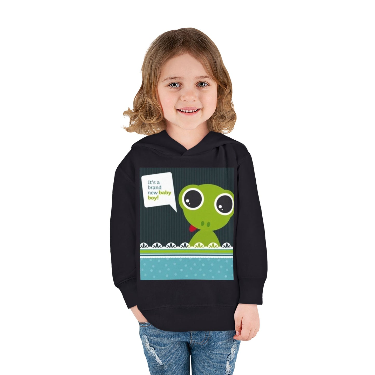 It's a Boy Alien Toddler Hoodie - Cute Fleece Pullover for Boys