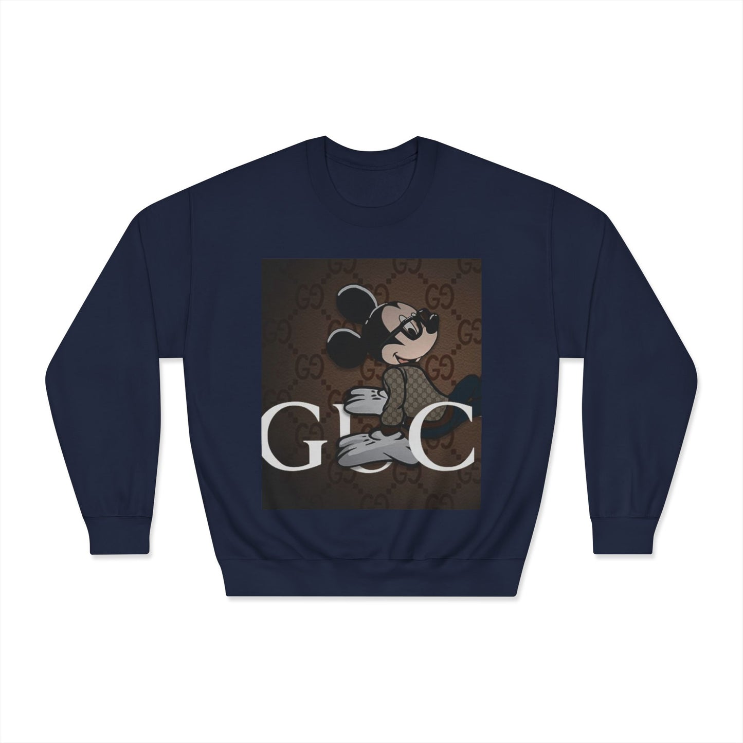 Trendy Mickey Mouse Graphic Crewneck Sweatshirt - Unisex Casual Wear