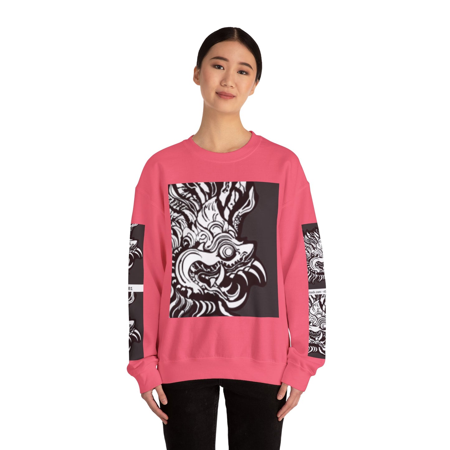 Bold Graphic Crewneck Sweatshirt - Unisex Heavy Blend™ - Perfect for Streetwear and Casual Outings