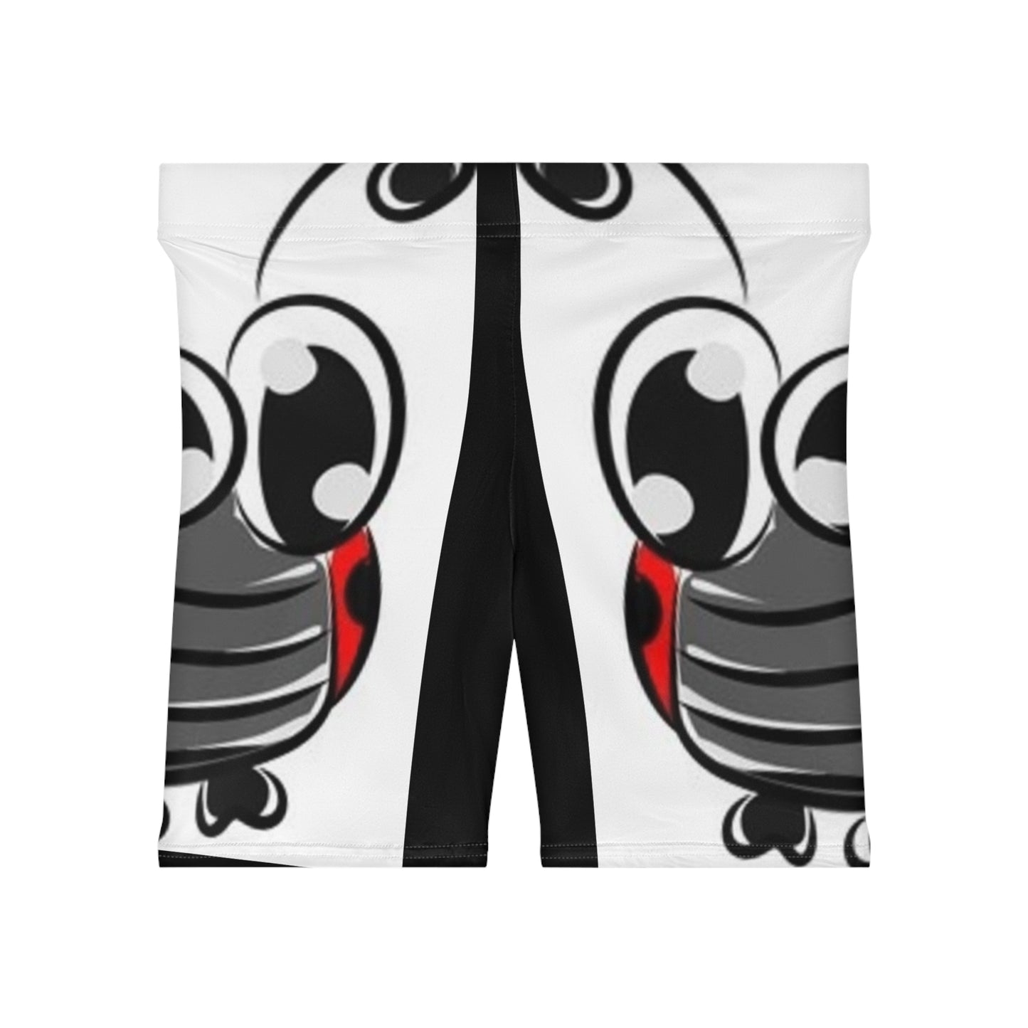 Women's Graphic Biker Shorts - Bold Moto Design for Active Lifestyle