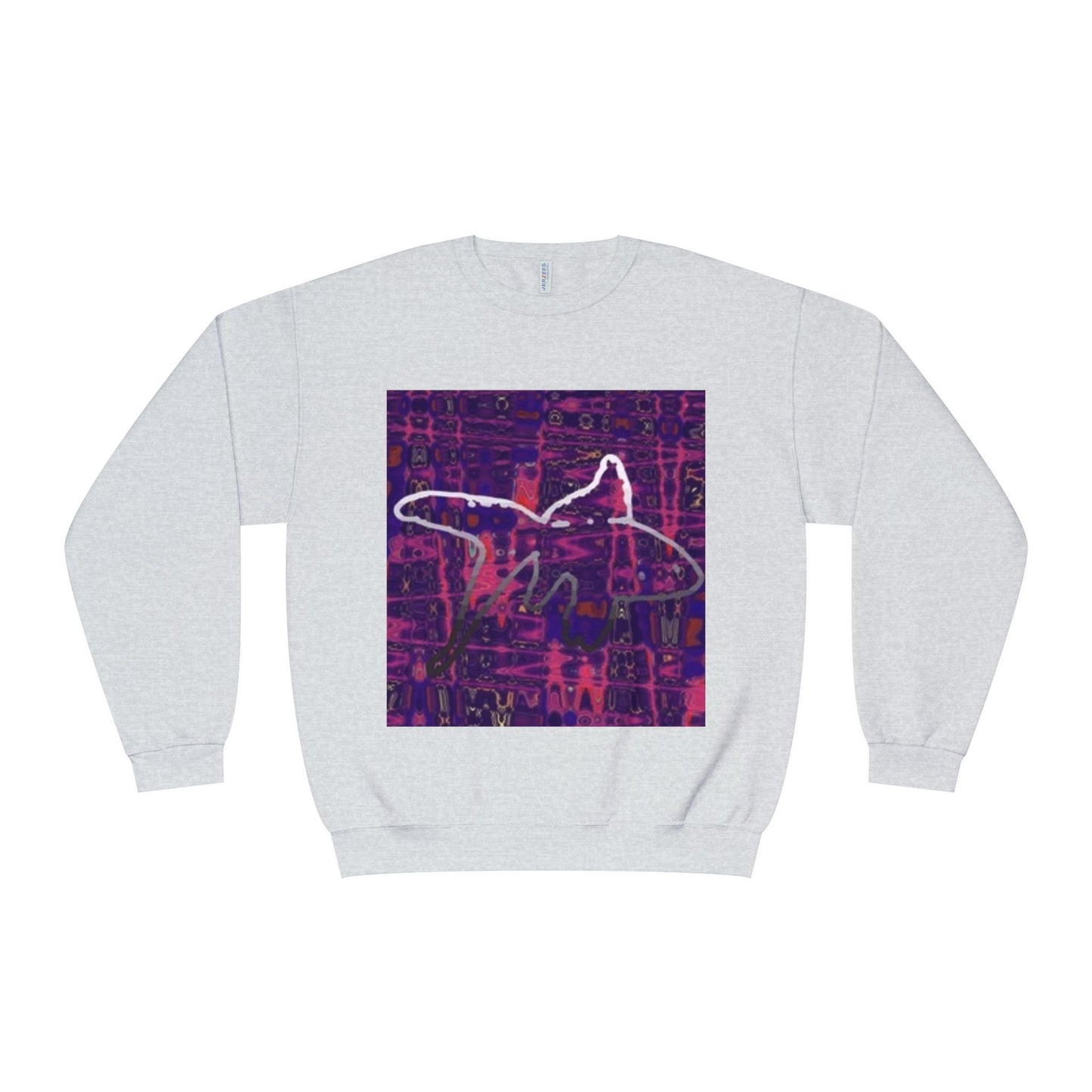 Artistic Crewneck Sweatshirt - Unisex Abstract Design for Cozy Comfort