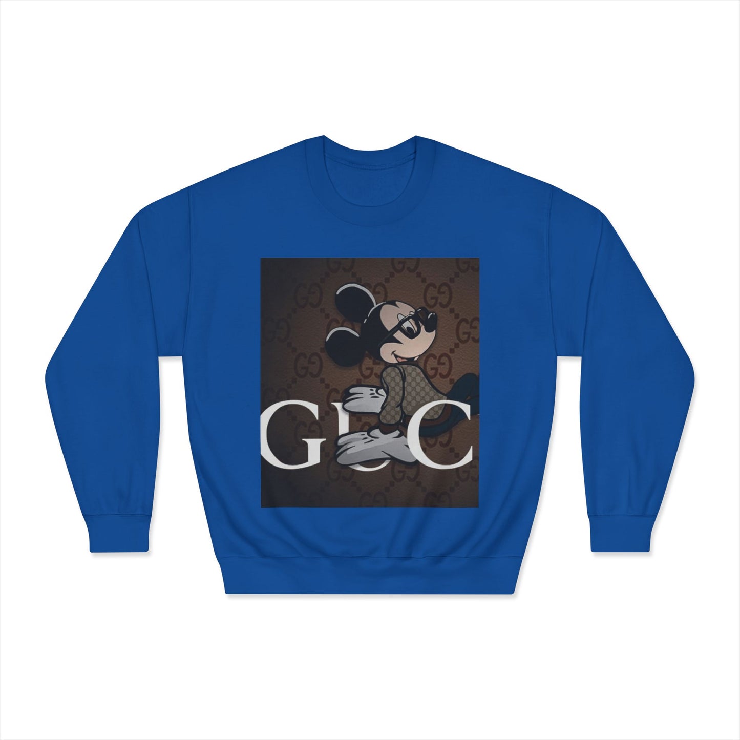 Trendy Mickey Mouse Graphic Crewneck Sweatshirt - Unisex Casual Wear