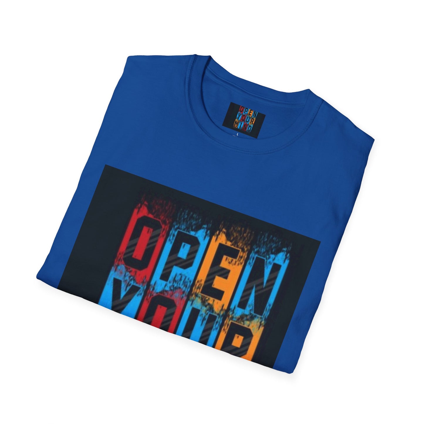 Open Your Mind Unisex Softstyle T-Shirt - Inspiring Wear for Creative Souls