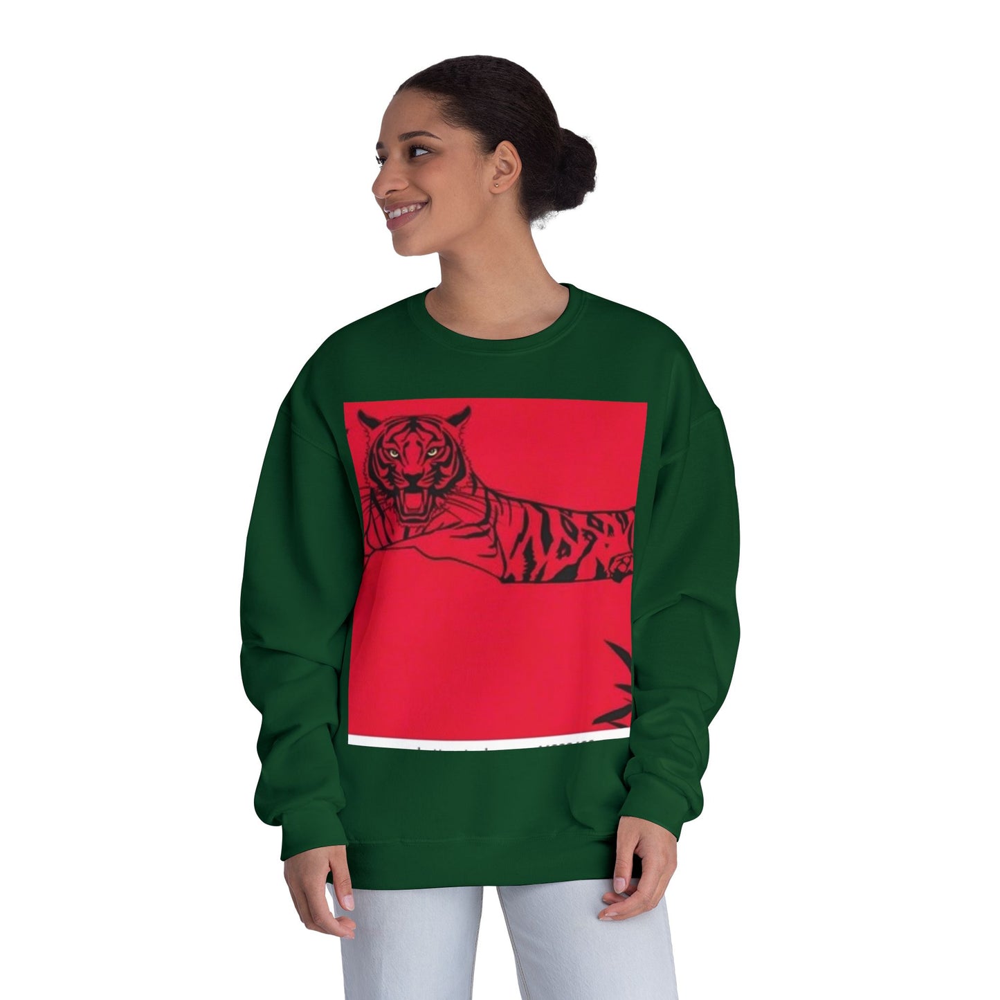 Bold Tiger Graphic Unisex Sweatshirt - Chill Vibes, Perfect for Every Occasion