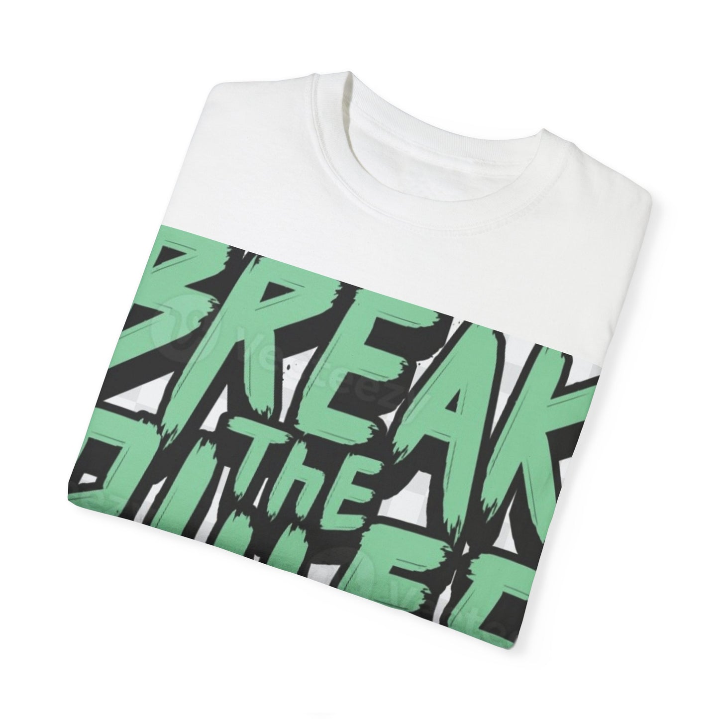 Unisex Garment-Dyed T-shirt - "Break the Rules" Graphic Tee for Creative Spirits