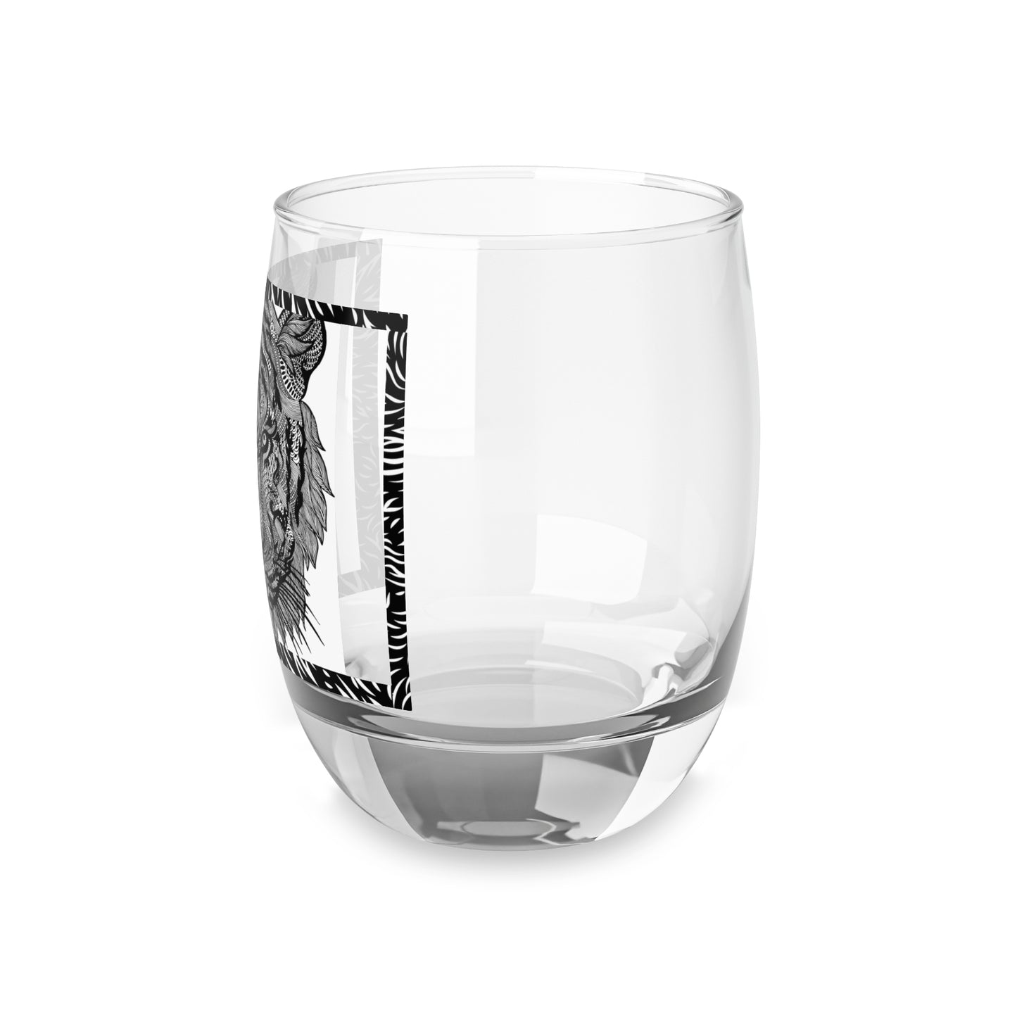 Tiger Design Whiskey Glass | Perfect Gift for Wildlife Lovers