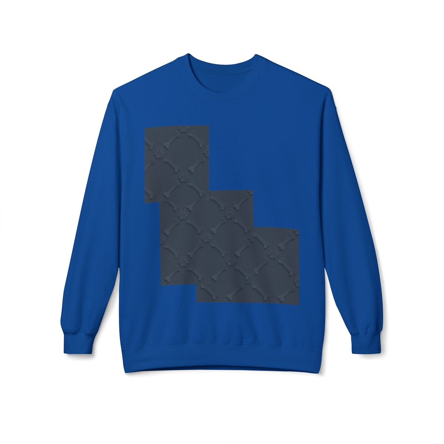 Minimalist Pet-Themed Crewneck Sweatshirt for Animal Lovers