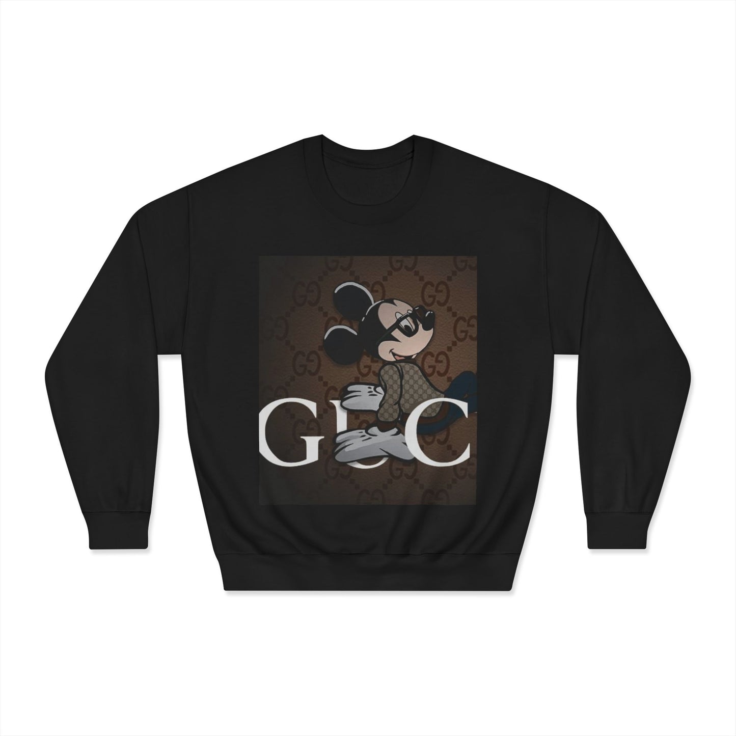 Trendy Mickey Mouse Graphic Crewneck Sweatshirt - Unisex Casual Wear