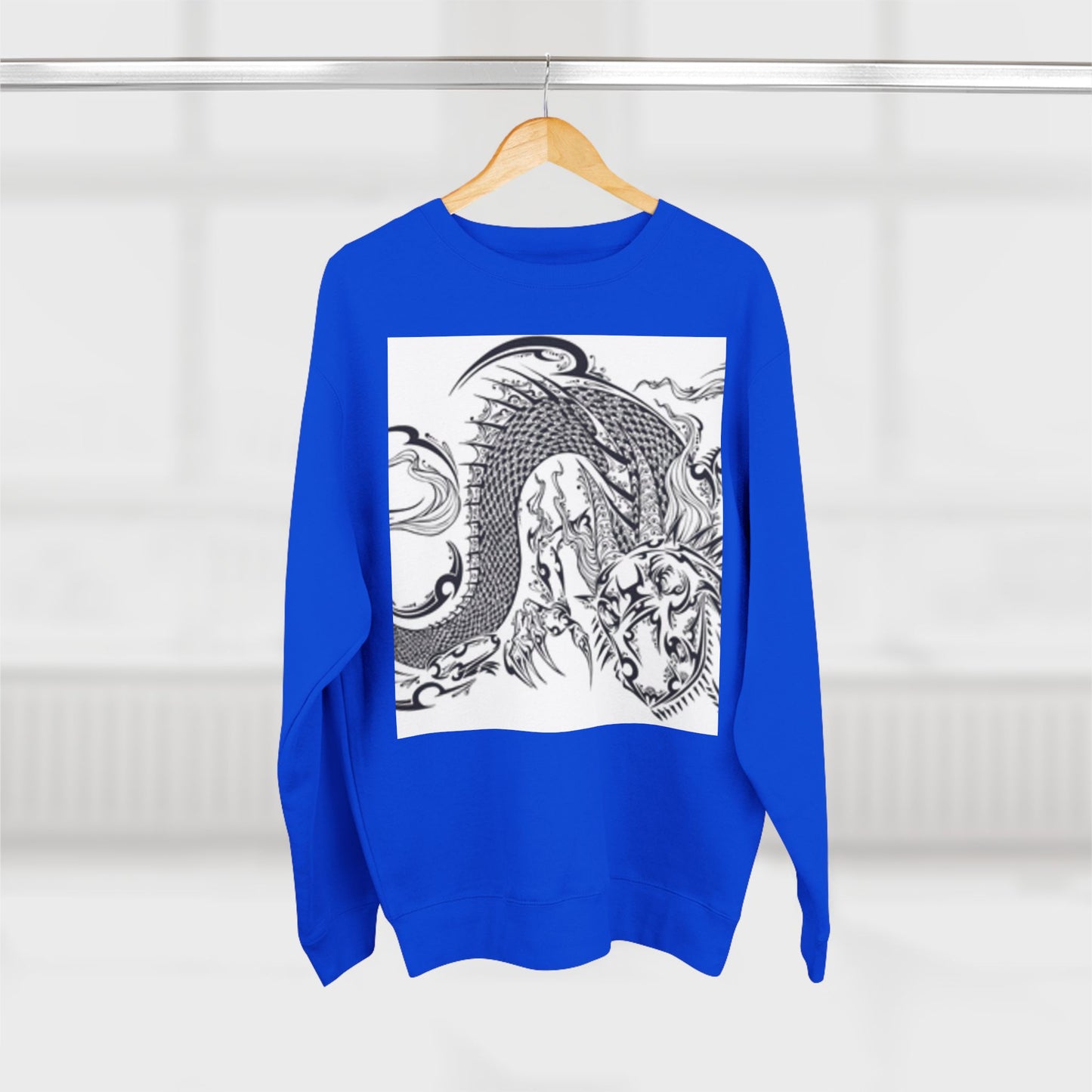Dragon Art Unisex Crewneck Sweatshirt - Bold Tattoo Design