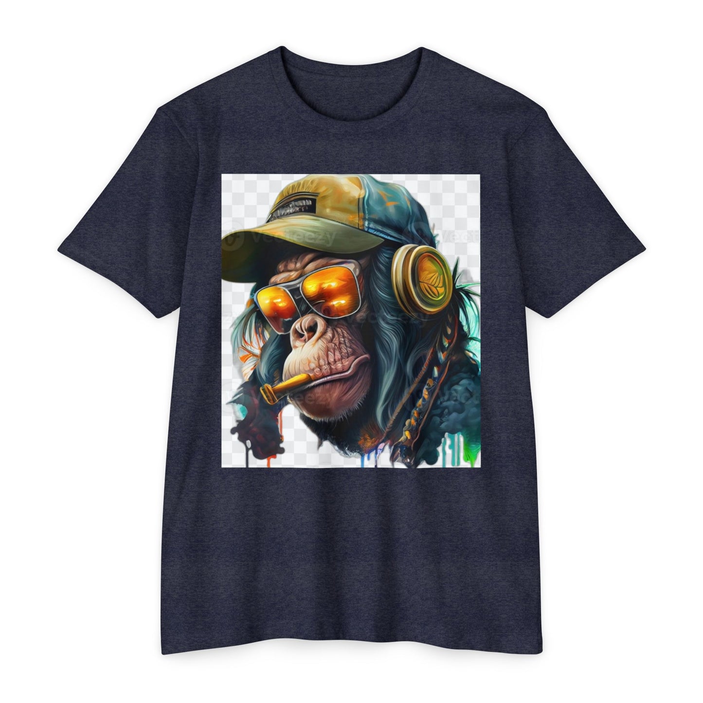 Cool Monkey Graphic Unisex T-Shirt - Perfect for Music Lovers