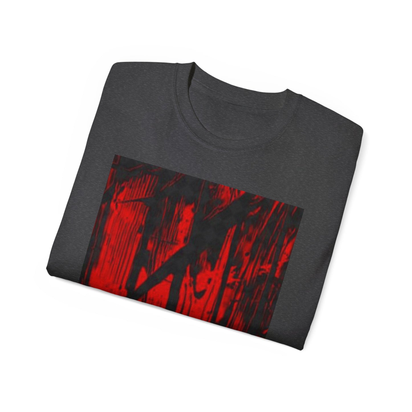 Bold Abstract Red Graphic Tee - Unisex Ultra Cotton Shirt