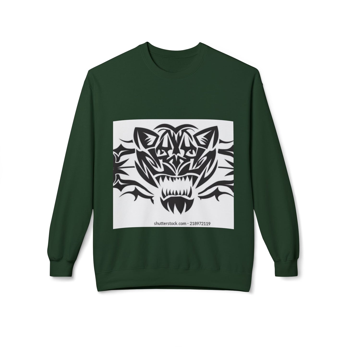 Fierce Tiger Graphic Sweatshirt for Nature Lovers