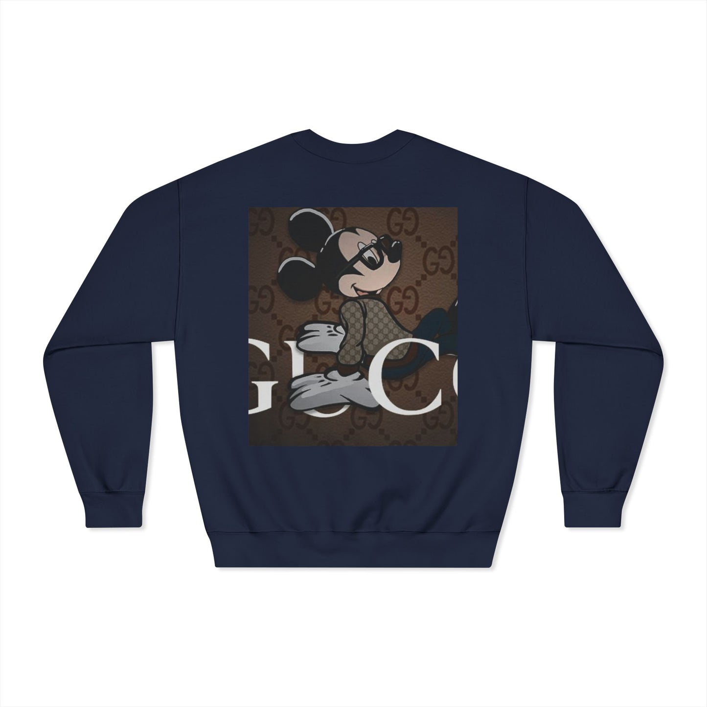 Trendy Mickey Mouse Graphic Crewneck Sweatshirt - Unisex Casual Wear