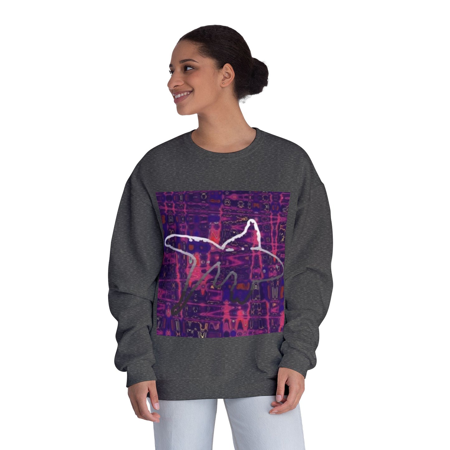 Artistic Crewneck Sweatshirt - Unisex Abstract Design for Cozy Comfort