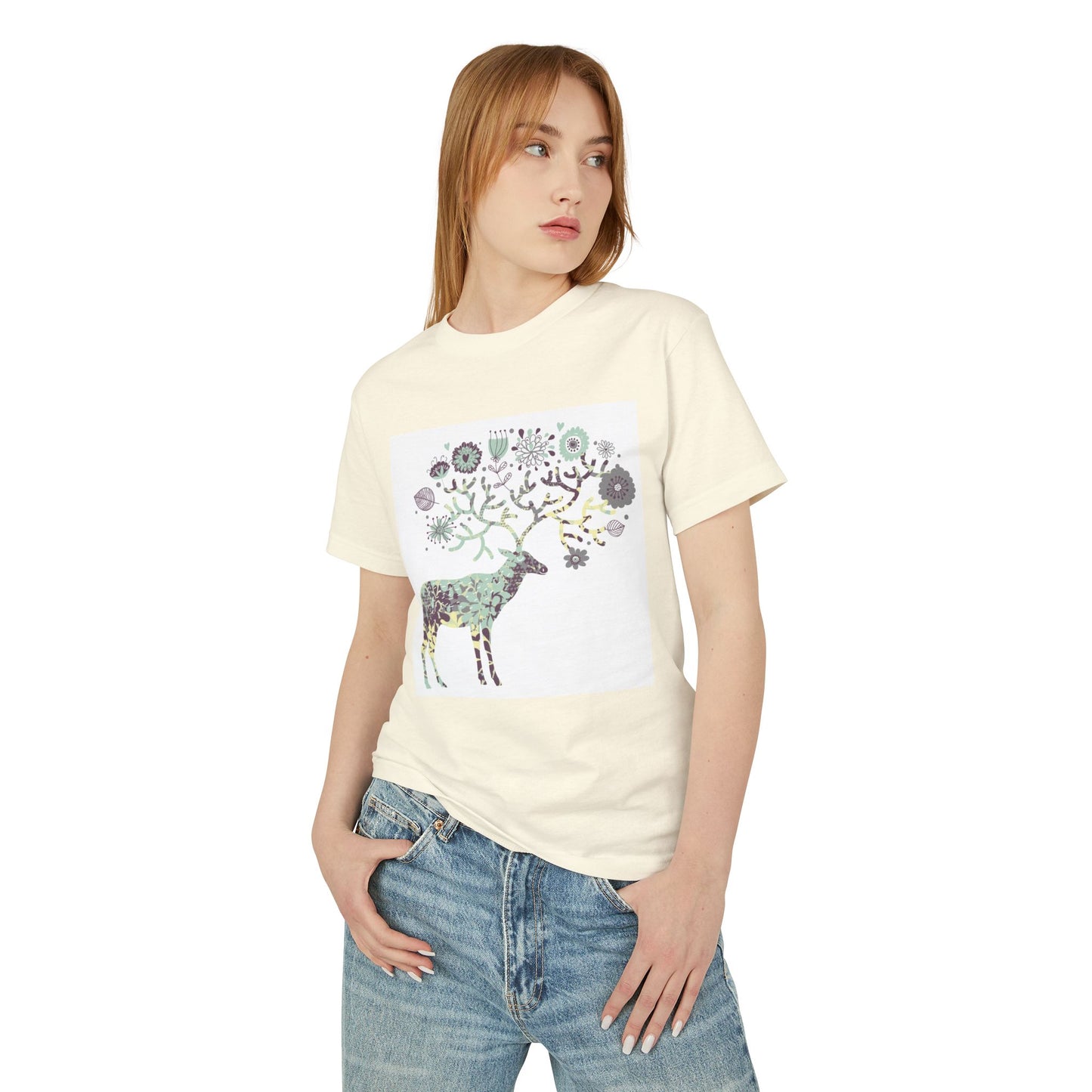 Nature-Inspired Unisex Cotton Tee - Tree of Life Design
