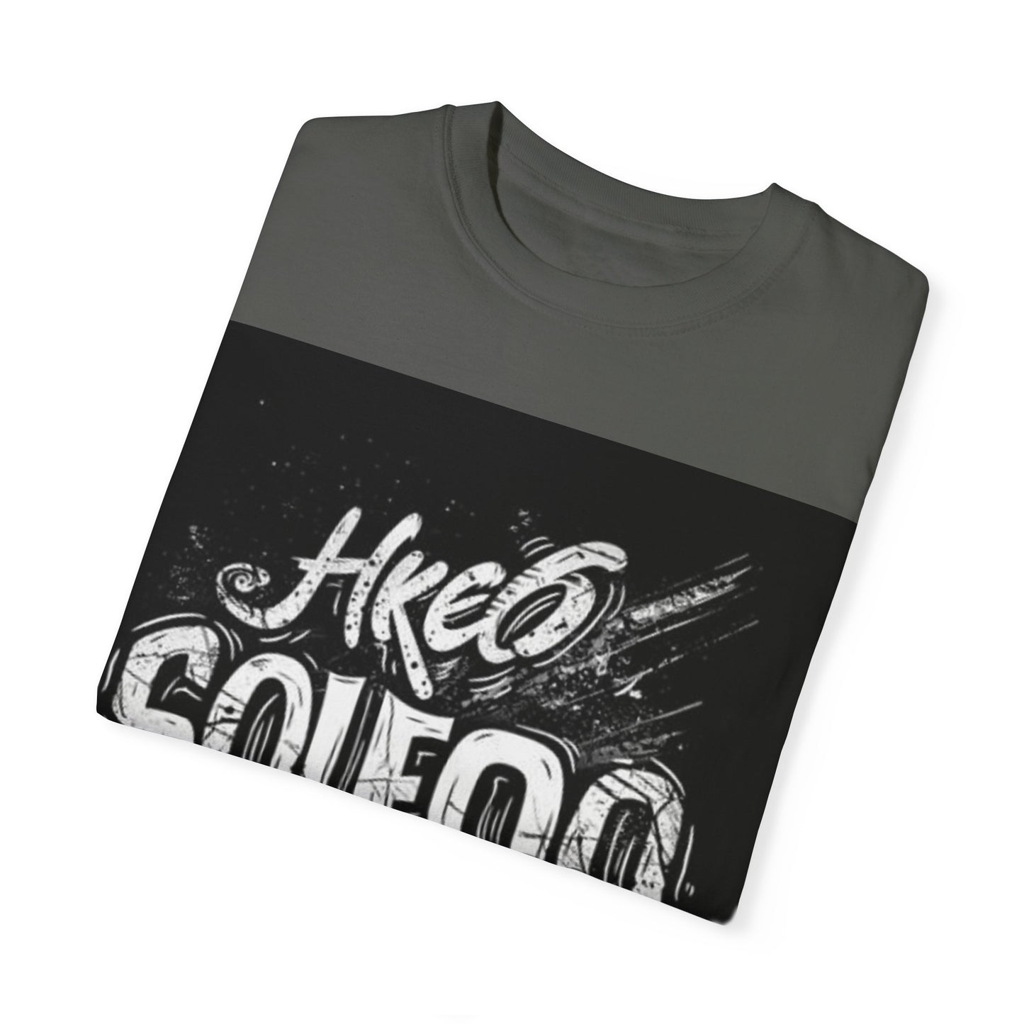 Unisex Garment-Dyed T-Shirt - Retro Squeal Graphic Tee