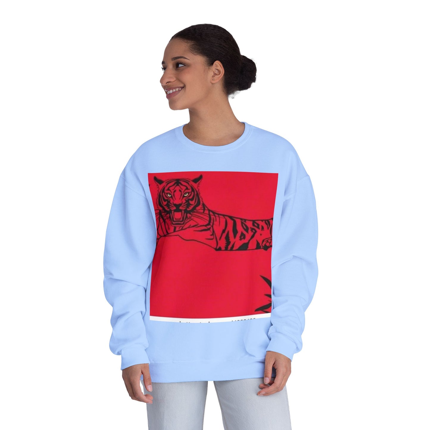 Bold Tiger Graphic Unisex Sweatshirt - Chill Vibes, Perfect for Every Occasion
