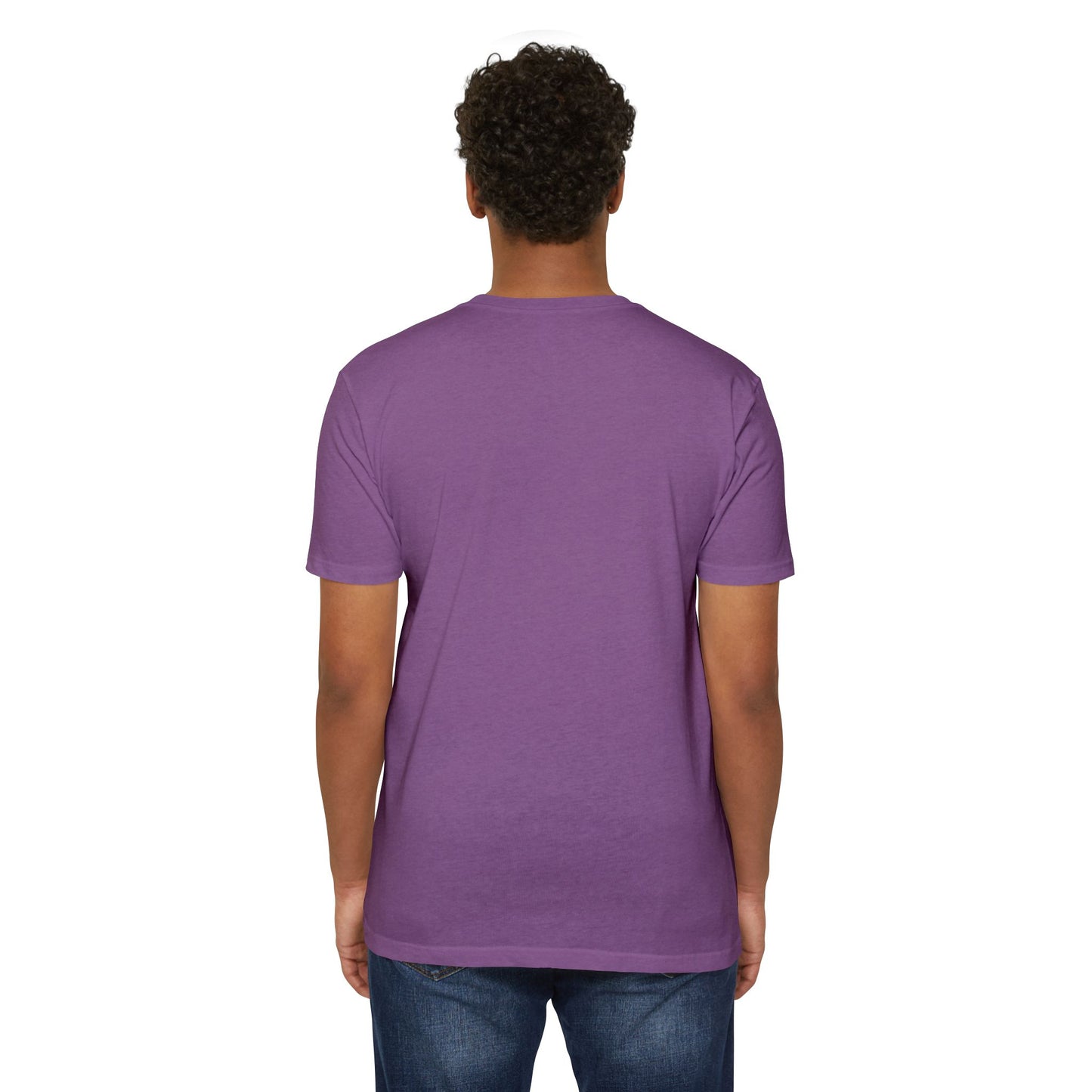 Unisex CVC Jersey T-Shirt - Vibrant Green Animal Print