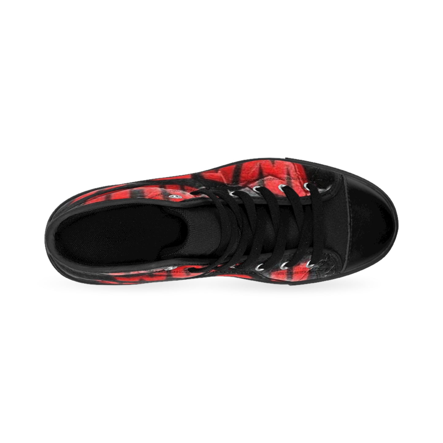 War II Graphic Sneakers for Women - Stylish High-Top Shoes