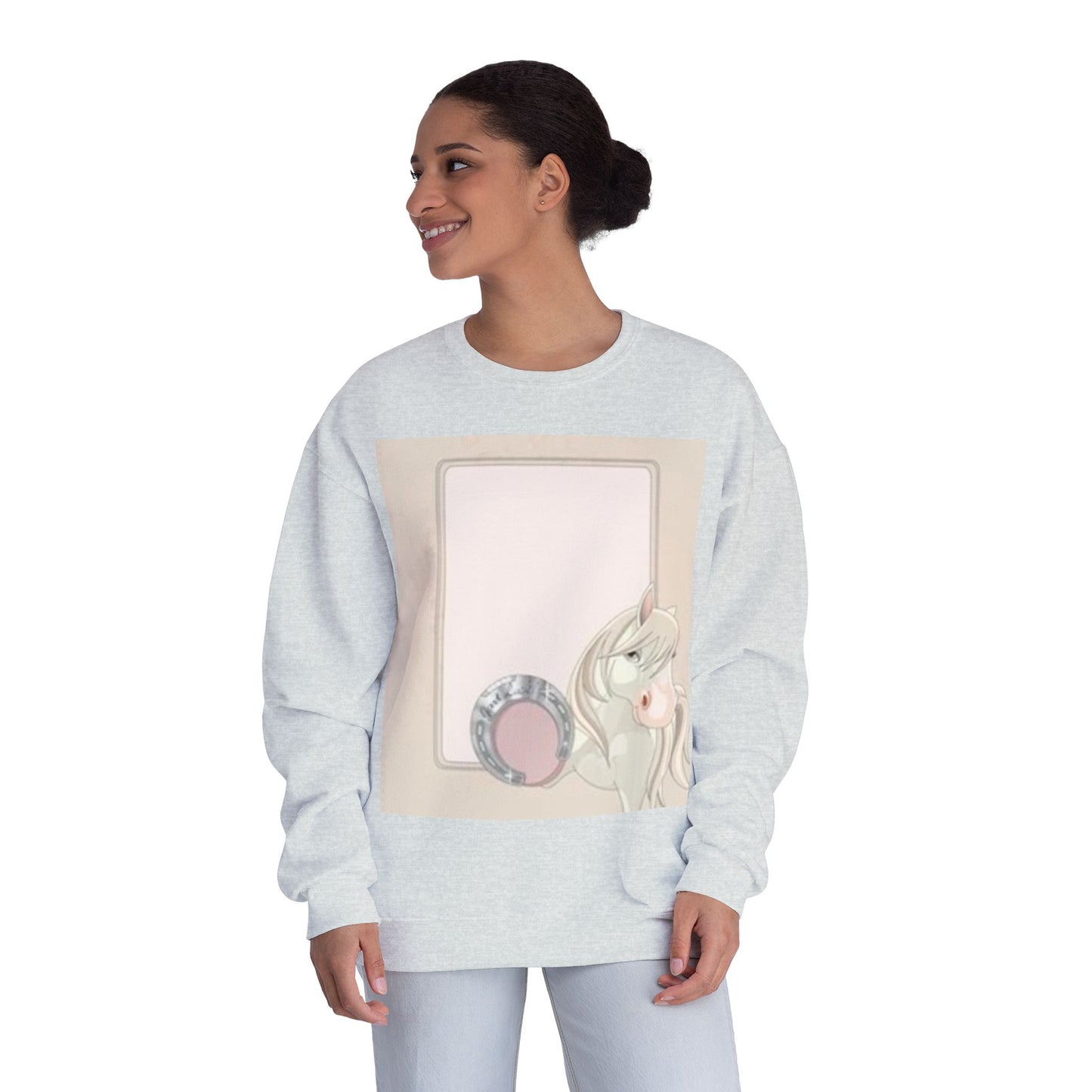 Cute Unicorn Blank Space Unisex Crewneck Sweatshirt