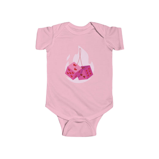 Cute Cherry Design Infant Bodysuit for Newborns