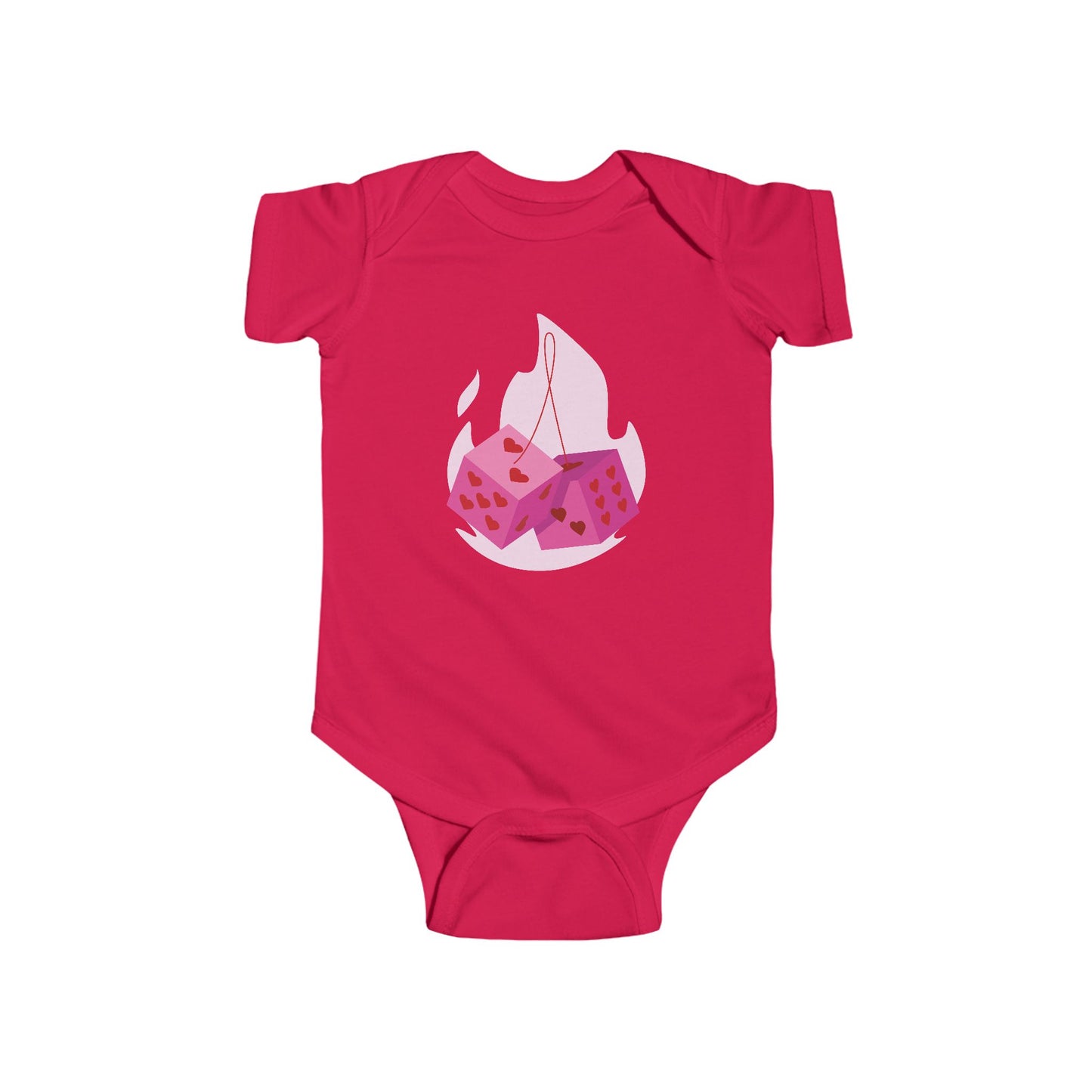 Cute Cherry Design Infant Bodysuit for Newborns