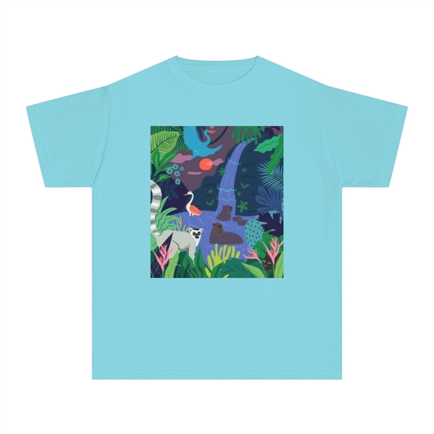 Colorful Jungle Adventure Youth Tee