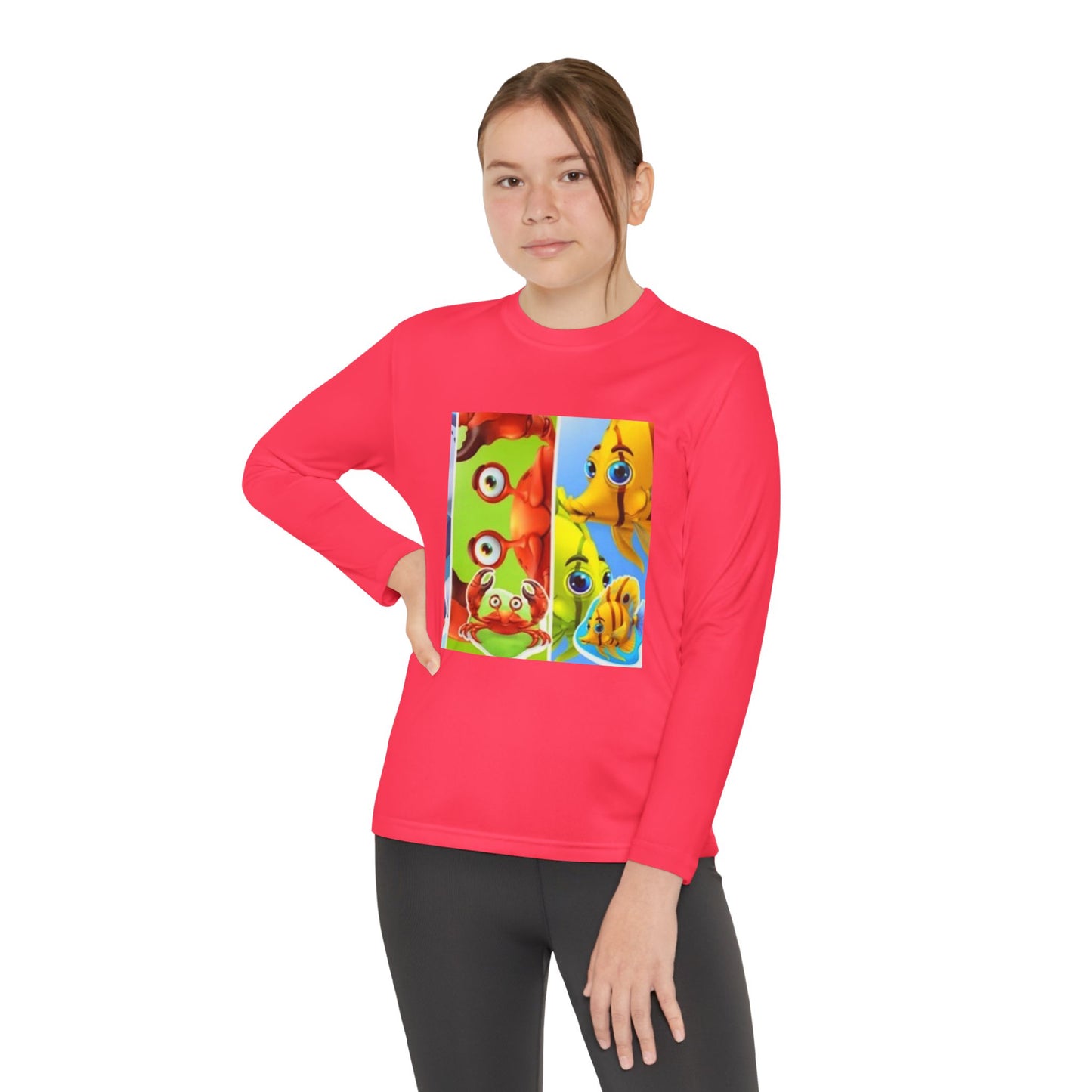 Vibrant Youth Long Sleeve Tee - Fun Animal Designs for Playful Kids