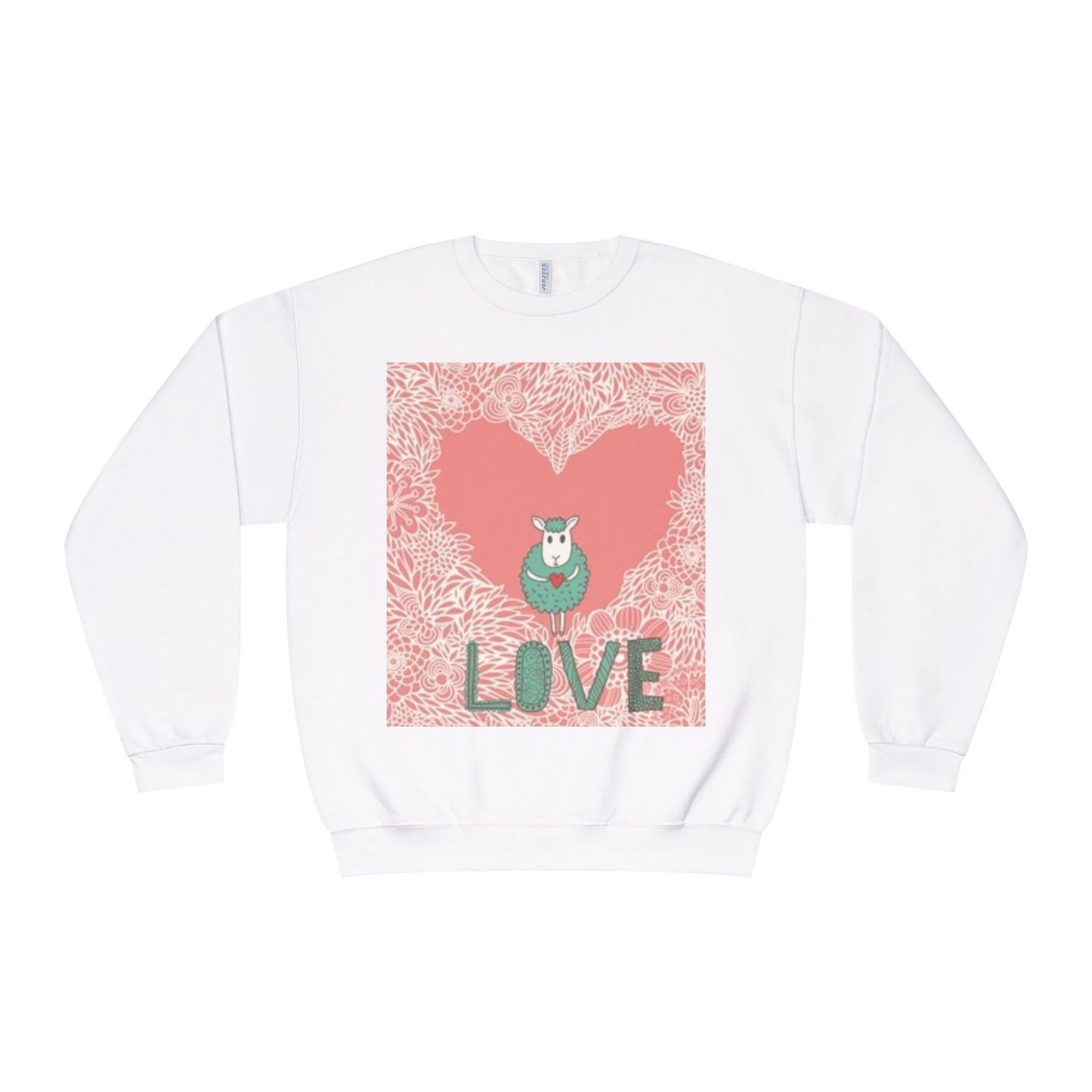 Love-Themed Unisex NuBlend® Crewneck Sweatshirt