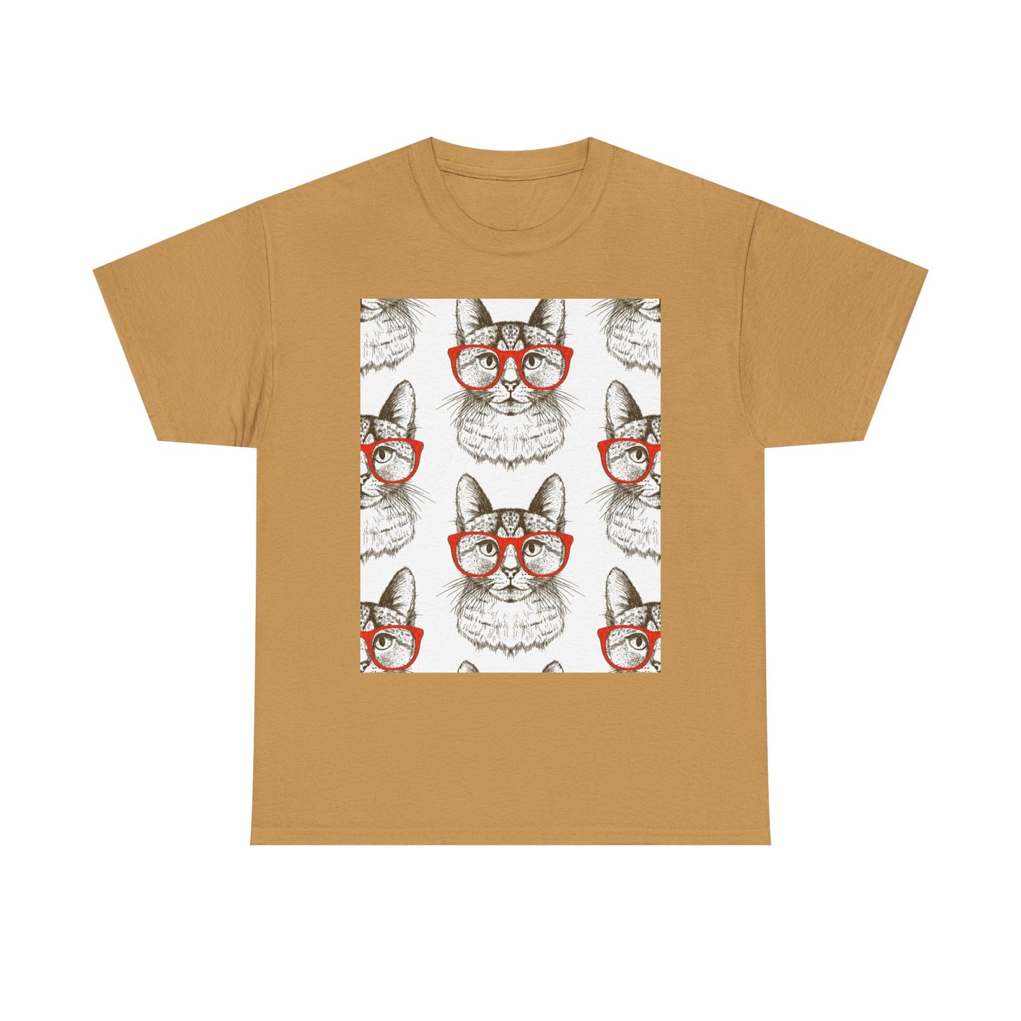 Funny Cat Graphic Unisex Heavy Cotton Tee