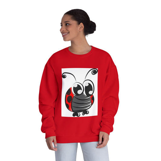 Cute Ladybug Unisex Crewneck Sweatshirt - Cozy & Fun Casual Wear
