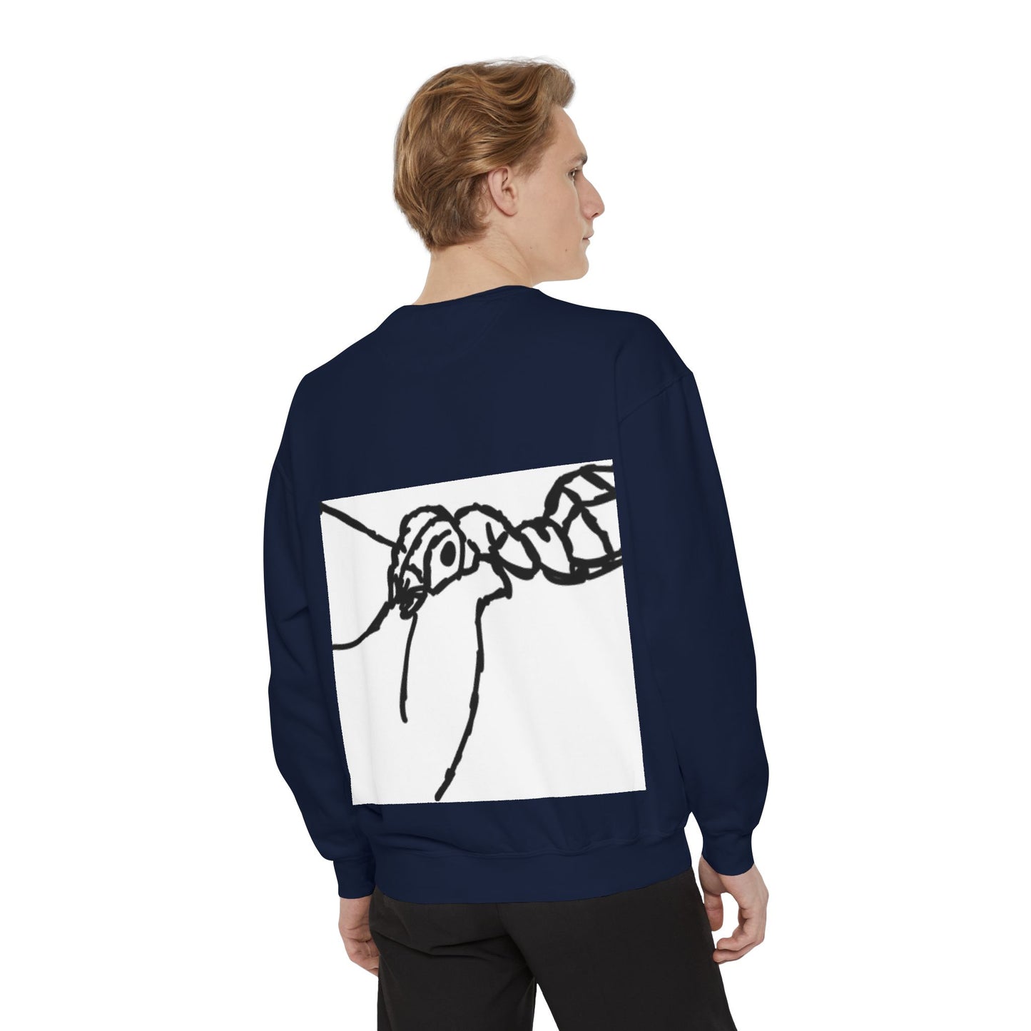 Ant-Inspired Unisex Garment-Dyed Sweatshirt - Unique Nature Lover Gift