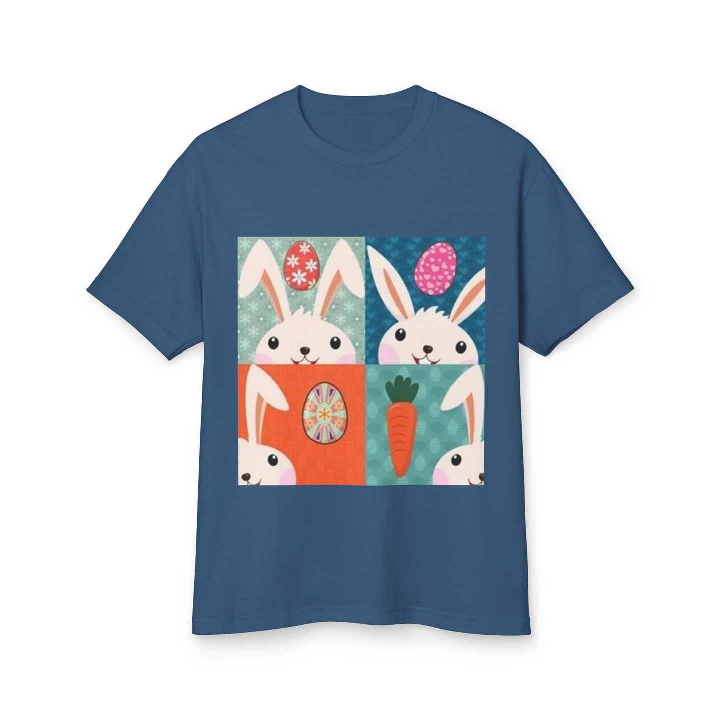 Cute Easter Bunny Tee - Unisex Garment-Dyed Cotton Shirt